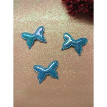 Патч кожзам 3D "Бабочка" 4*3 см , цена за 1 шт