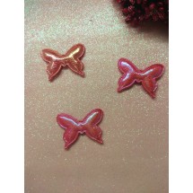 Патч кожзам 3D "Бабочка" 4*3 см , цена за 1 шт