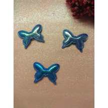 Патч кожзам 3D "Бабочка" 4*3 см , цена за 1 шт