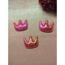 Патч кожзам 3D "Корона" 3,9*3,2 см  , цена за 1 шт