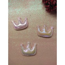 Патч кожзам 3D "Корона" 3,9*3,2 см  , цена за 1 шт
