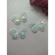 Патчи с пайетками 30х40мм, цена за 1 шт