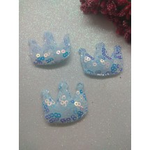 Патчи с пайетками 32х35мм, цена за 1 шт