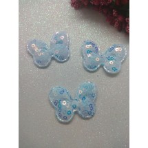 Патчи с пайетками 30х40мм, цена за 1 шт