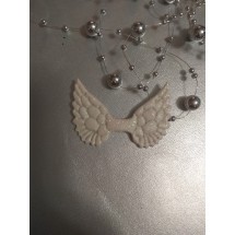 Патчи с блестками 5см (цв.белый), цена за 1 шт