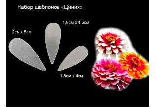 Набор шаблонов "Циния" (3 шт)