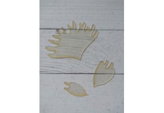 Набор шаблонов "Пион" (3 шт)