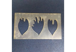 Трафарет "Пион 2"