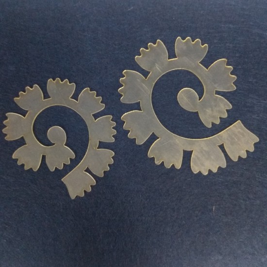 Набор шаблонов "Цветок кручёный 3" (набор 2 шт)