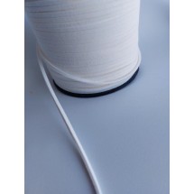 Шнур замшевый 2.5мм (белый), цена за 1 м