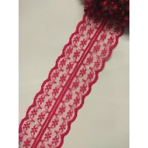 Кружево 4,5 см цв. вишневый, цена за 1 м