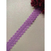 Тесьма-резинка с кружевом 2 см, цена за 1 м