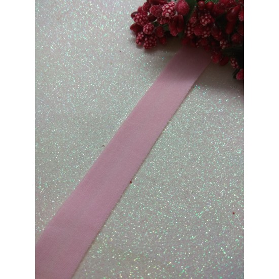 Тесьма эластичная матовая 1,5 см (цв. розовый)
