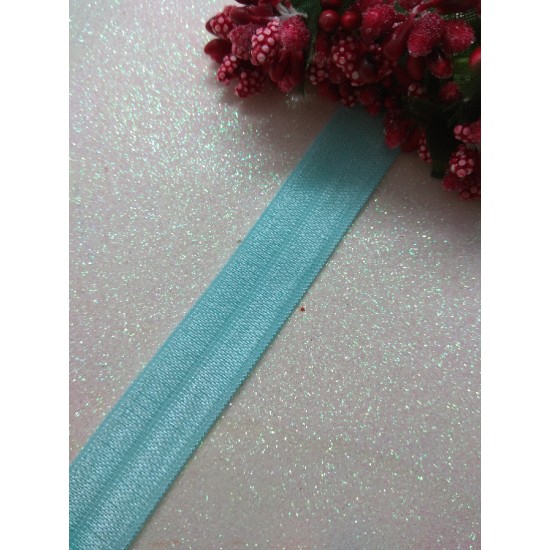 Тесьма эластичная 1,5 см (цв. аквамарин), цена за 1 м