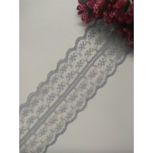 Кружево 4,5 см, цв. серый, цена за 1 м