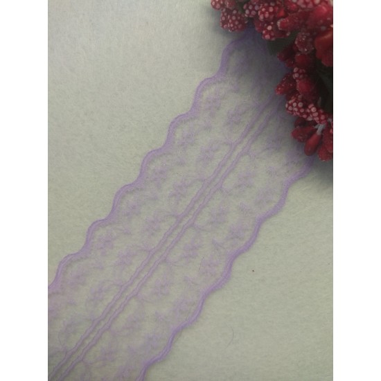 Кружево 4,5 см, цв. сиреневый, цена за 1 м