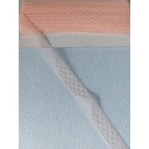 Кружево-капрон 16мм (цв.персиково-розовый), цена за 1 м