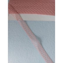 Кружево-капрон 16мм (цв.пыльная роза), цена за 1 м