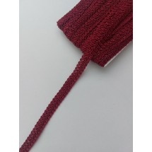 Тесьма отделочная 1,1 см цв. бордовый, цена за 1 м