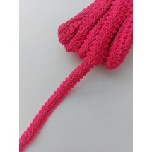 Тесьма отделочная 1,1 см цв. ярко-розовый, цена за 1 м