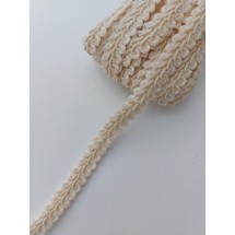 Тесьма отделочная 1,1 см цв. кремовый, цена за 1 м
