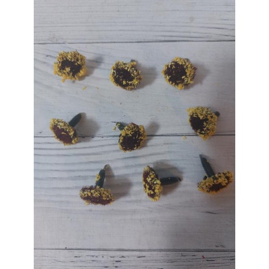 Серединки для цветов 1,5 см, цена за 10 шт