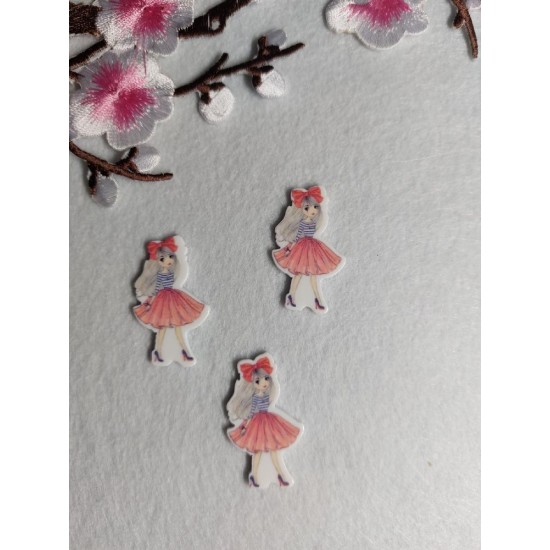 Кабошоны вырубка-пластик 20мм х 35мм, цена за 1 шт