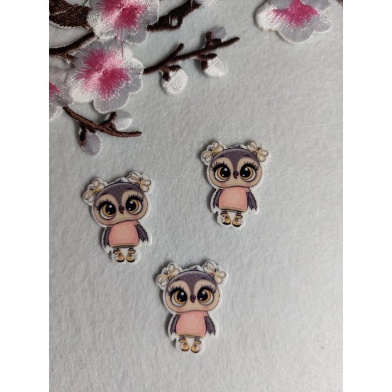 Кабошоны вырубка-пластик 25мм х 35мм, цена за 1 шт