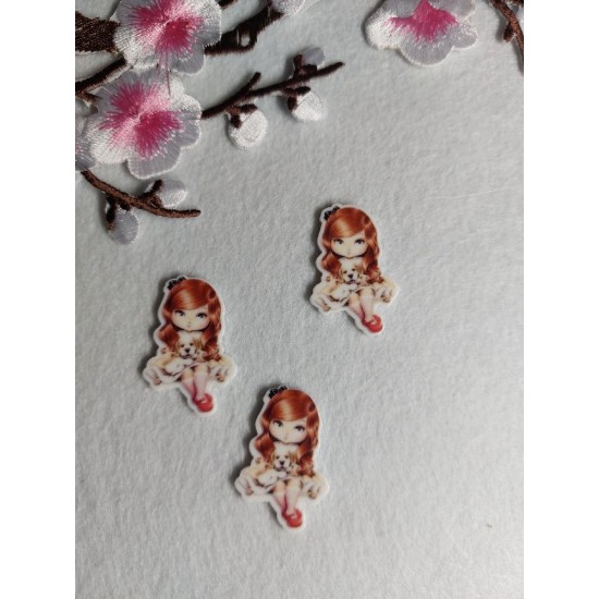 Кабошоны вырубка-пластик 25мм х 35мм, цена за 1 шт