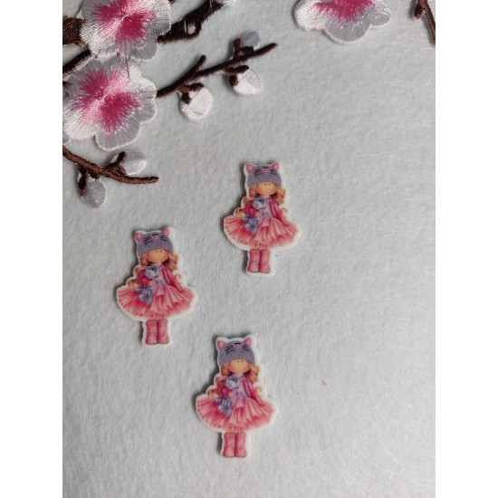 Кабошоны вырубка-пластик 23мм х 35мм, цена за 1 шт