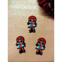 Кабошоны LOL (акриловые-вырубка) 35мм, цена за 1 шт