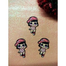 Кабошоны LOL (акриловые-вырубка) 35мм, цена за 1 шт