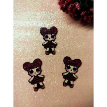 Кабошоны LOL (акриловые-вырубка) 35мм, цена за 1 шт