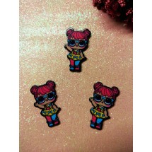 Кабошоны LOL (акриловые-вырубка) 35мм, цена за 1 шт