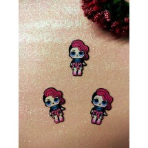 Кабошоны LOL (акриловые-вырубка) 35мм, цена за 1 шт