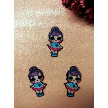 Кабошоны LOL (акриловые-вырубка) 35мм, цена за 1 шт