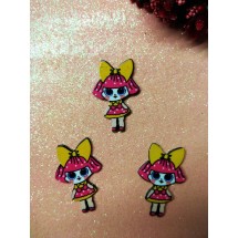 Кабошоны LOL (акриловые-вырубка) 35мм, цена за 1 шт