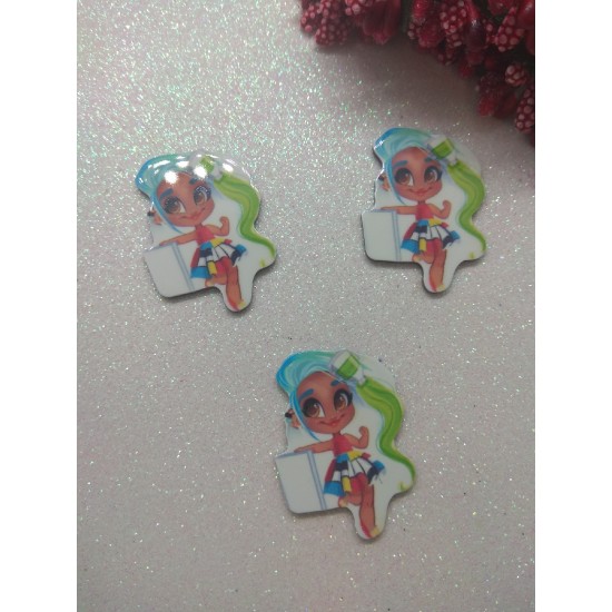 Кабошоны(пластик) 20мм х 30мм, цена за 1 шт