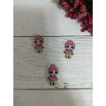 Кабошоны LOL (акриловые-вырубка) 20мм, цена за 1 шт