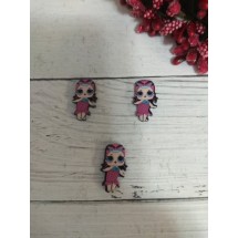 Кабошоны LOL (акриловые-вырубка) 20мм, цена за 1 шт