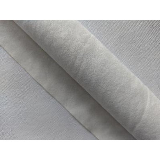 Замша искусственная двусторонняя, А4 молочный, цена за лист