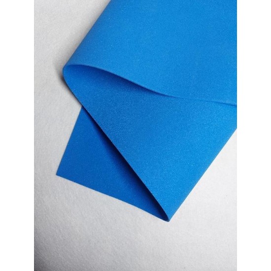Фоамиран 2 мм 40*60 см цв. синий №014, цена за лист