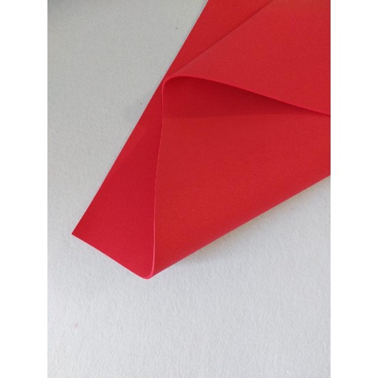 Фоамиран 2 мм 50*50 см цв. красный, цена за лист