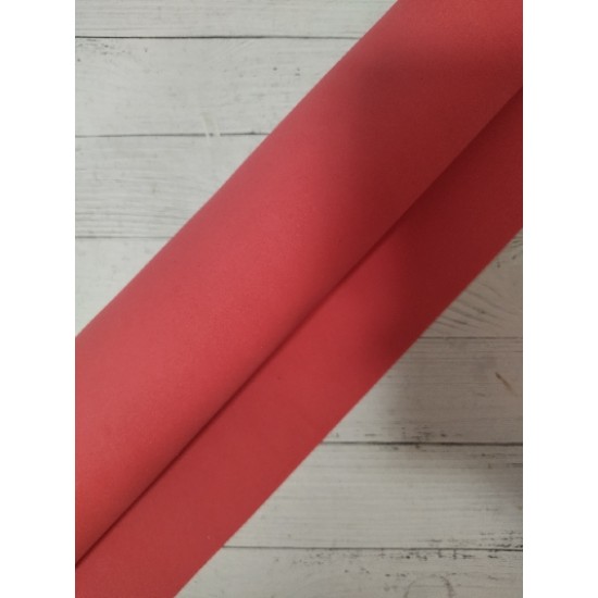 Фоамиран 1,5 мм 50*70 см цв. красный, цена за лист