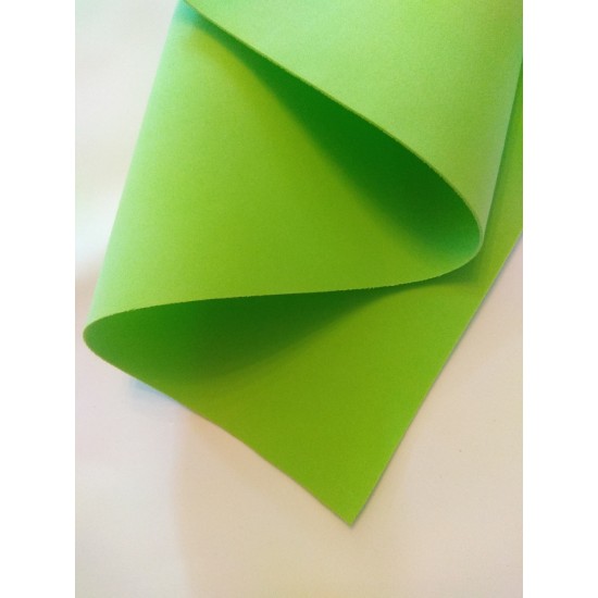 Фоамиран зефирный 1мм 50*50 см (цв. салатовый), цена за лист