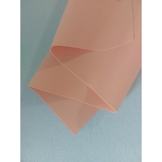 Фоамиран иранский 1мм цв. персиковое суфле, цена за лист