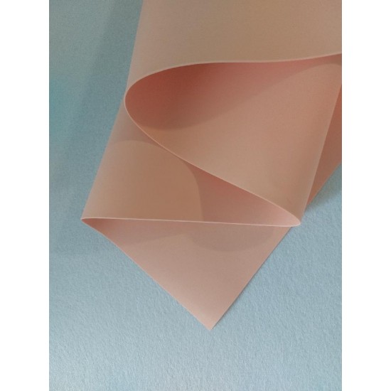 Фоамиран иранский 1мм цв. персик сочный, цена за лист