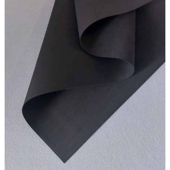 Фоамиран иранский 1мм цв. черный, цена за лист