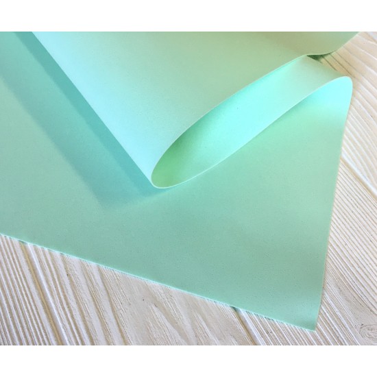 УЦЕНКА Фоамиран иранский 1мм цв. нежно-мятный, цена за лист