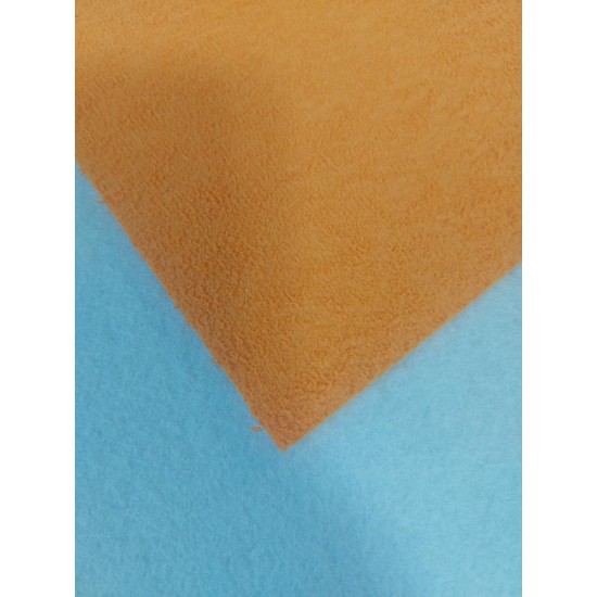 Махровый фоамиран 20*30 см цв. оранжевый, цена за лист